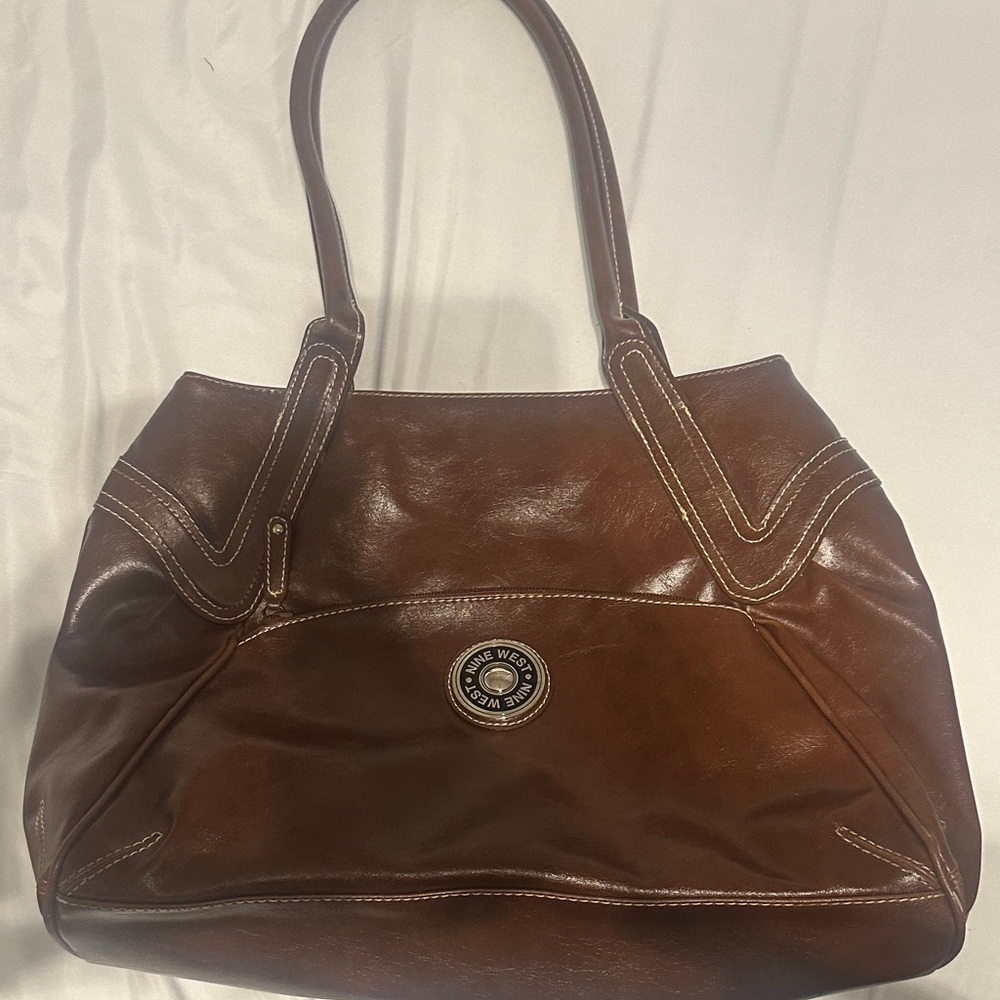 Nine West Rich Brown Shoulder Bag
